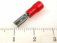 Наконечник кабельный FDD1.25-110(5) красный, ножевой (гнездо), с изоляцией, 0.5х2.8мм, сеч. пров. 0.5-1.5мм2 , YCD