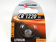 Батарейка LiBAT CR1220 ANSMANN (5020062),  3В. / 36мАч/ 12,5мм.*2мм. / дисков., ANSMANN