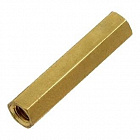 Стойка PCHSS-22 (L-KLS8-DBK-M3-E4.7-L22) шестигранная, 22mm, М3, латунь, крепеж, KLS