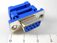 DI-09F (DS1036-09FPU2PX-YT) розетка на шлейф, CONNFLY