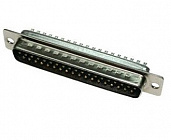 DB-37M (DS1033-37MBNSISS) вилка  на кабель (пайка), CONNFLY