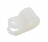 Фиксатор-держатель кабеля под винт UC-2 (KLS8-0402-UC-2),  (HW-3/8) Хомут для кабеля под винт 4.6мм, KLS