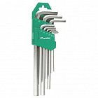 Набор шестигранных ключей HW-129/8PK-029 гаечныж, 9 штук, Pro'sKit