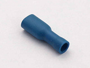 Наконечник кабельный FDFD1.25-187(5) синий, ножевой (гнездо), полностью в изоляции, 0.5х4.75мм, сеч. пров. 0.5-1.5мм2  