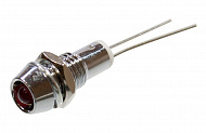 Светодиод в корпусе  L-KLS9-IL-M6-03A-W/O-2V-R (L-603R), с держателем/красный/D=7.5мм/ h=3.2мм/ M6 , KLS
