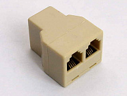 Разветвитель TJ6P4C гнездо - TJ6P4C гнездо*2 (GCT11-2-6P4C), Китай