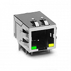 TJ18-L8P8C-4 (TRJE101AGNL) розетка в плату,  (TRXCOM), Китай