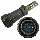 Разъем FQ24-10TJ-12 вилка кабельная,  , Китай
