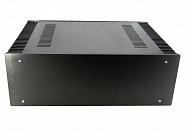 Корпус для аудио ALR4315 black, 430*150*311мм. / с радиаторами / лицевая панель алюминий 10мм. / черный, Китай