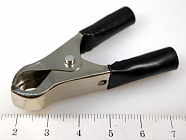 Крокодил 8-0036 10A (A-4208 ), зажим с изоляцией, черный,  , Китай