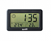 Термометр-гигрометр-часы THC-1,  измеритель температуры (°C и °F) и влажности , GARIN