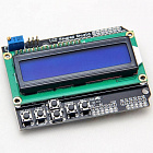 ЖК индикатор LCD1602 с кнопками, для Arduino, (кнопки: LEFT, RIGHT, UP, DOWD, SELECT, RESET)(E03)KZY4004, Китай